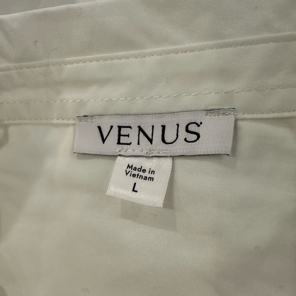 Venus NWT Classic White Women’s L cropped shirt - Picture 5 of 5